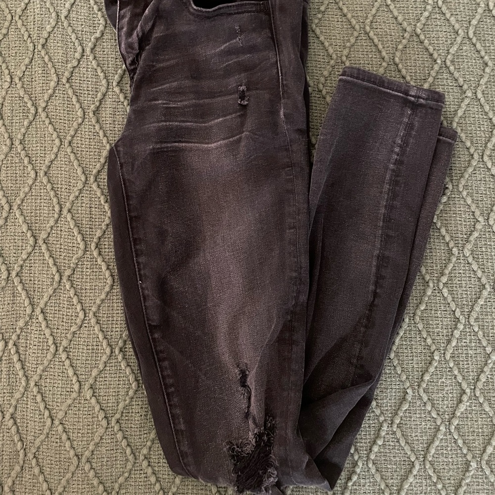 Black skinny jeans. American Eagle